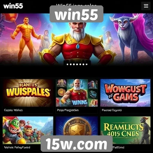 Análise de jogos populares no site win55