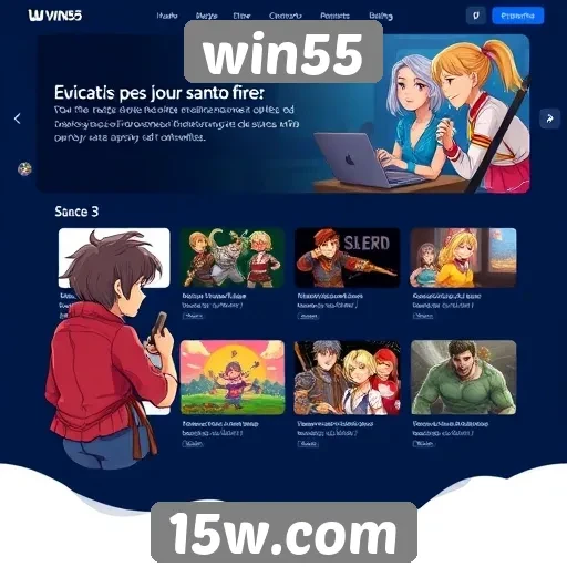 novos recursos interativos no site win55