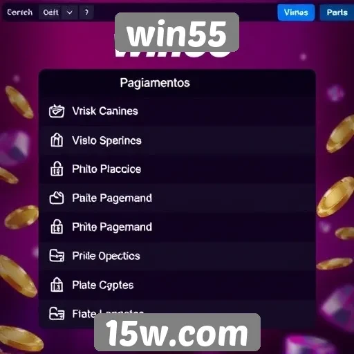 Explorando os métodos de pagamento disponíveis no Win55